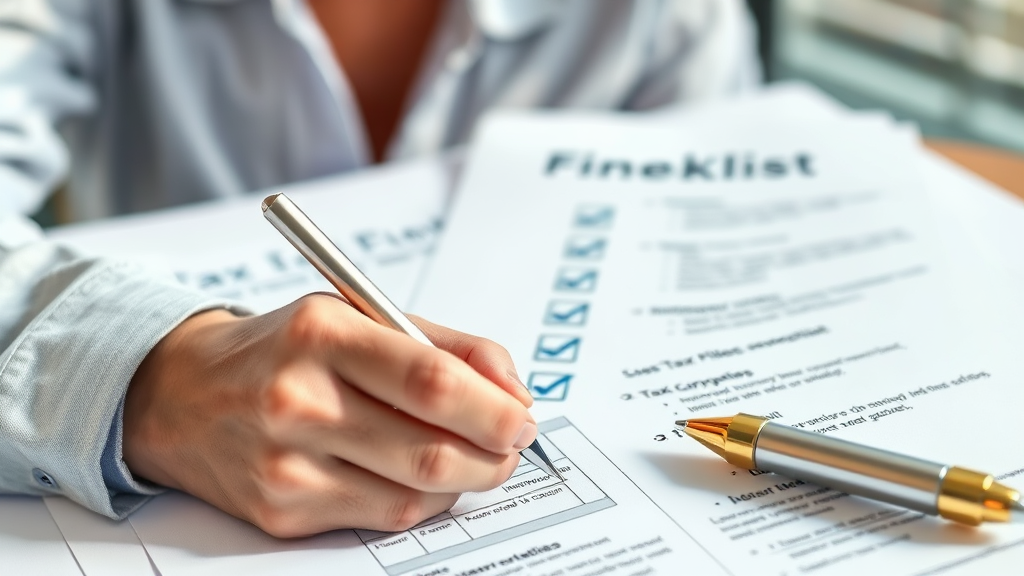 법인세 신고 오류 방지 및 불이익 최소화를 위한 최종 점검 (realistic 스타일)