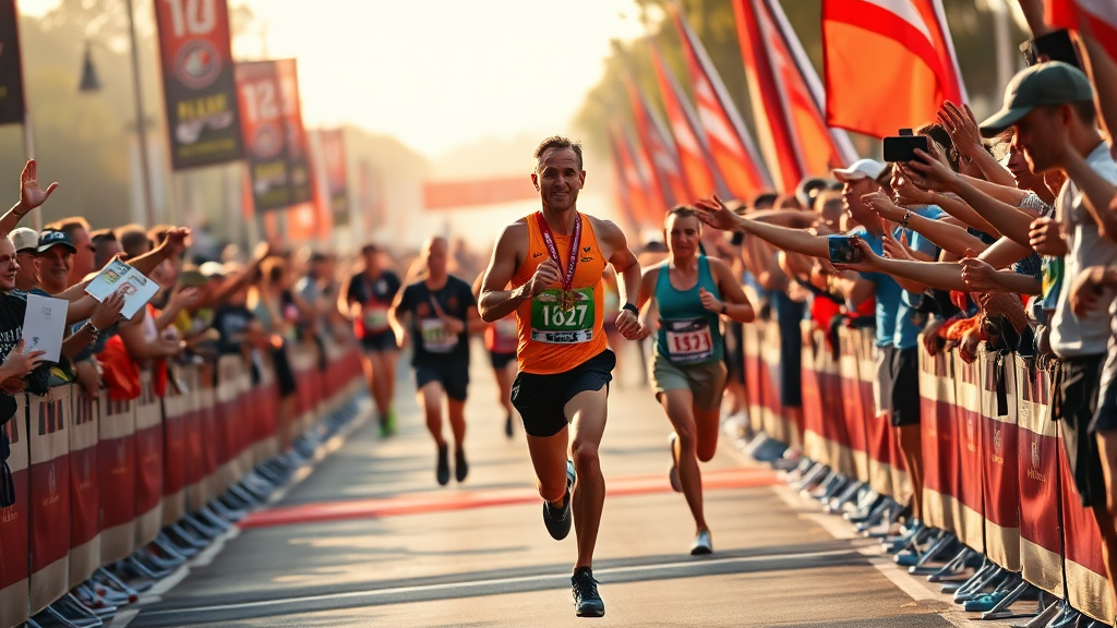 대회 당일, 완벽 준비! (realistic 스타일)