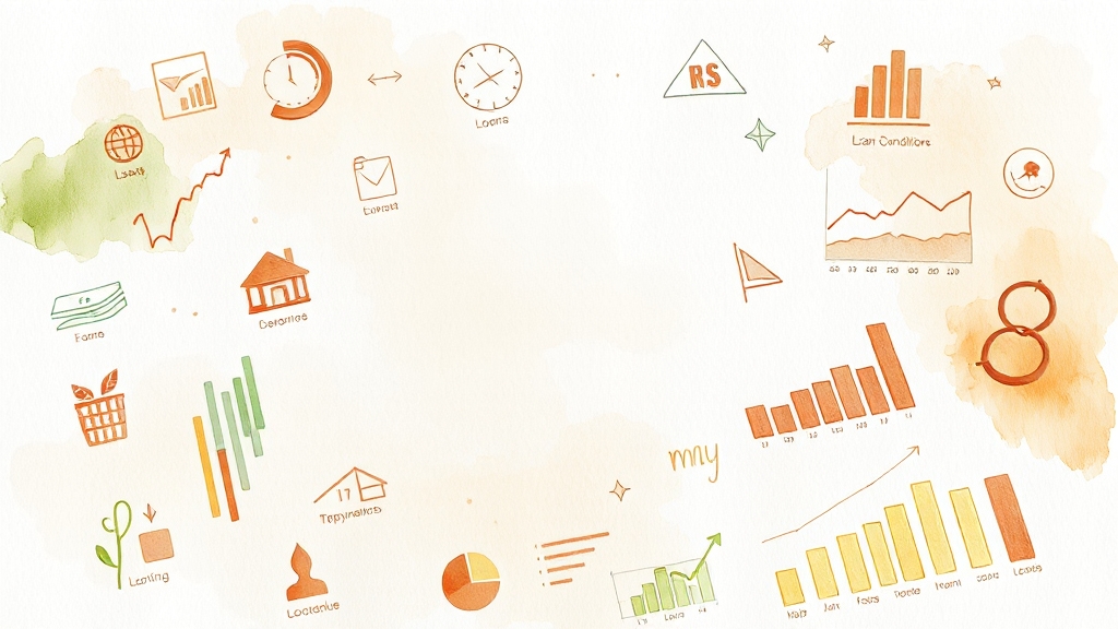 대출 조건 자세히 살펴보기 (watercolor 스타일)