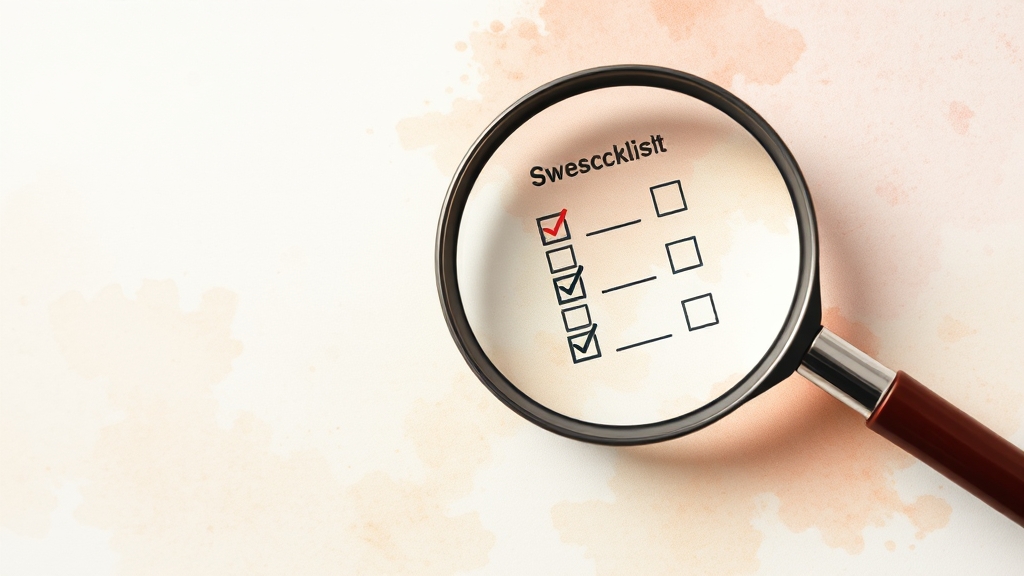 가입 전 체크리스트 (watercolor 스타일)