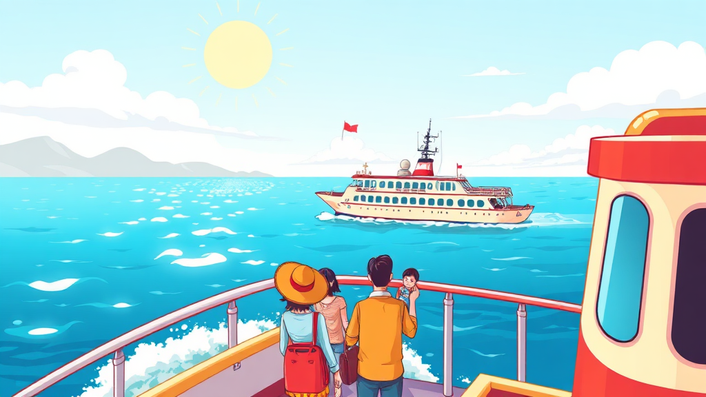 i-바다패스 예약 방법 (cartoon 스타일)