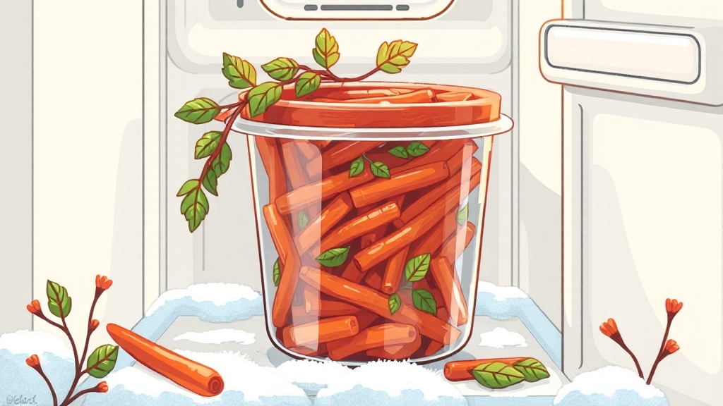 김장 후 보관 꿀팁 (illustration 스타일)