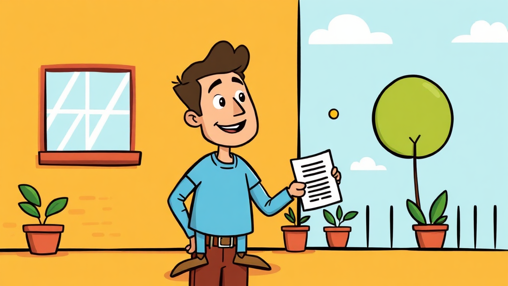 월세 세액공제, 집주인 동의 없이 가능한가요? (cartoon 스타일)