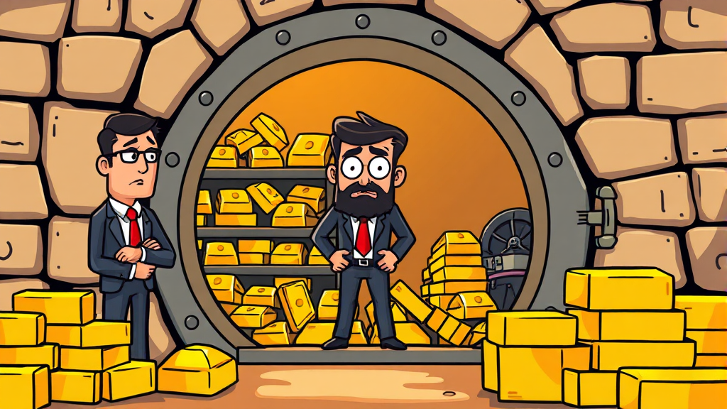 금 투자, 왜 필요할까? (cartoon 스타일)