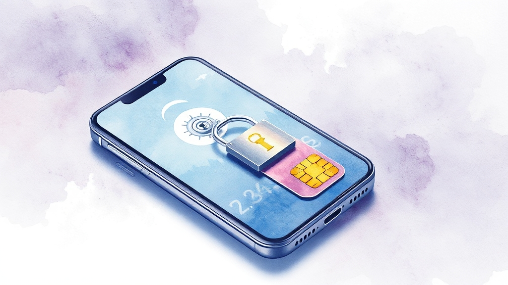 SK 알뜰폰 유심 교체 보호서비스 변경 구매 총정리 (25년 5월) 6 유심보호서비스, 궁금증 해결! (watercolor 스타일)