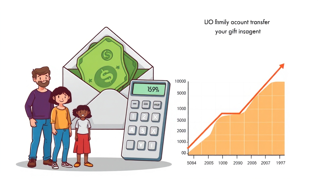 가족 계좌이체, 증여세 기준 & 한도 정리 (cartoon 스타일)