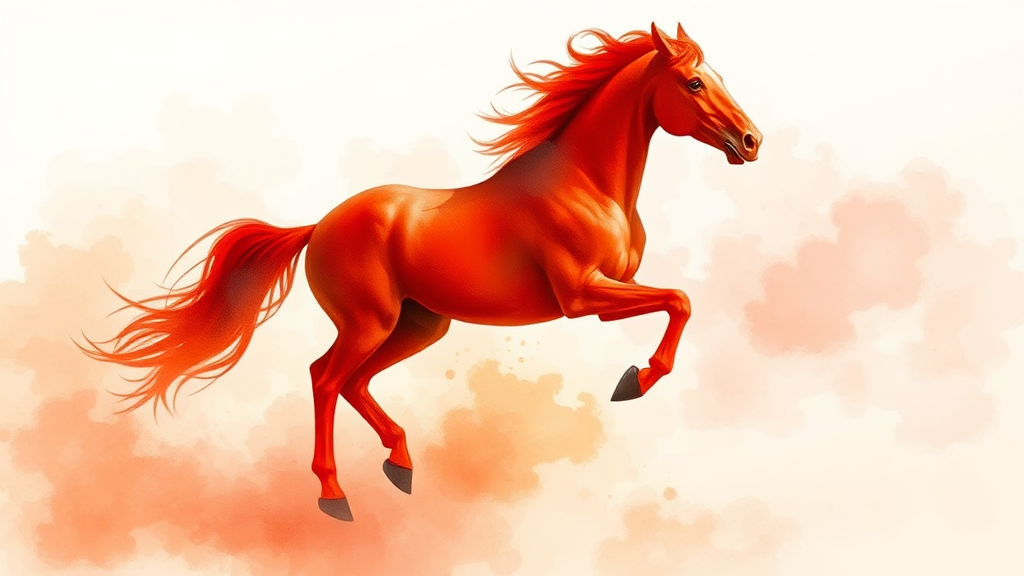 병오년, 특별한 의미는? (watercolor 스타일)