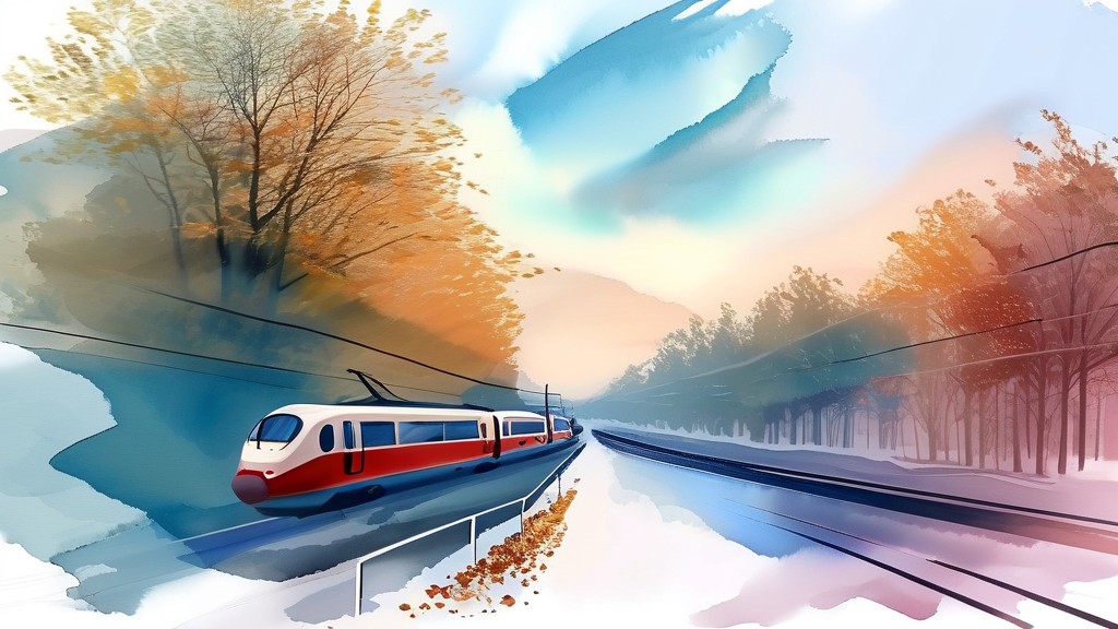 여행 시기별 항공권 가격 전략 (watercolor 스타일)