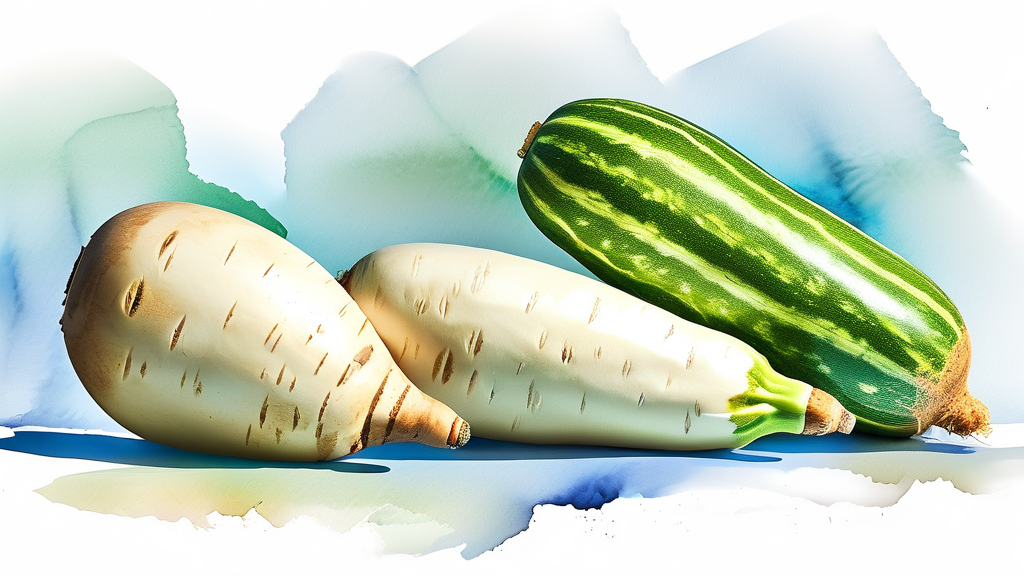 맛있는 고구마, 최적의 보관 장소는 어디? (watercolor 스타일)