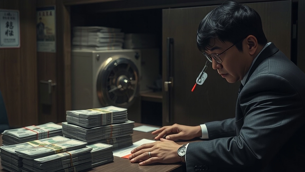 쌍방울 대북송금 의혹 (realistic 스타일)