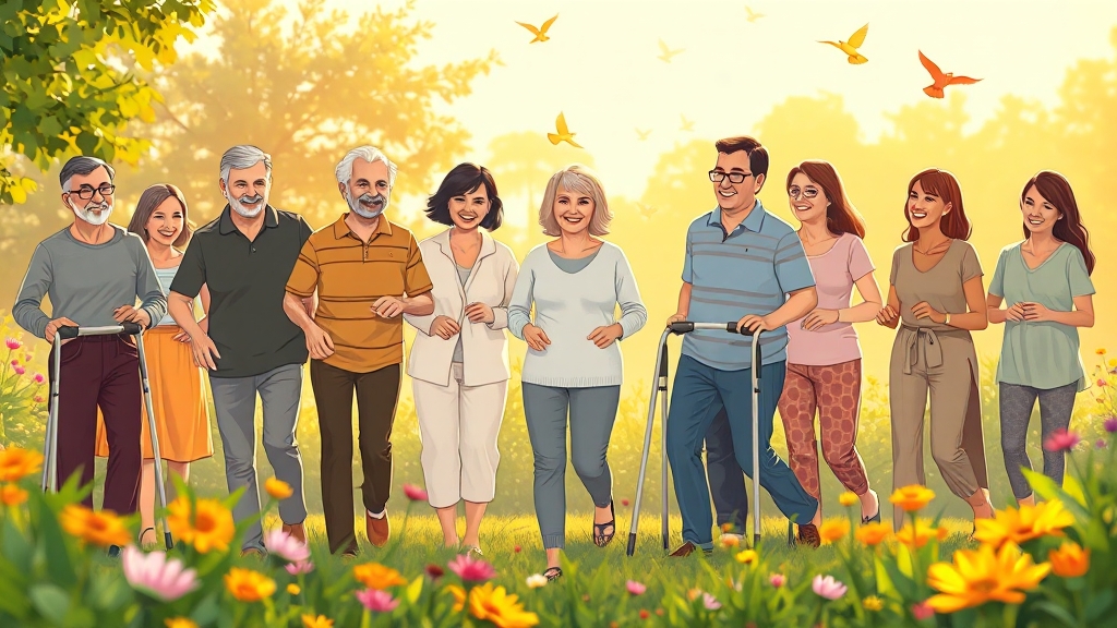 뇌졸중 후유증, 가족 돌봄 가이드 (illustration 스타일)