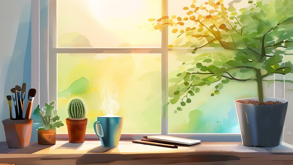 소상공인 지원금, 왜 중요할까요? (watercolor 스타일)