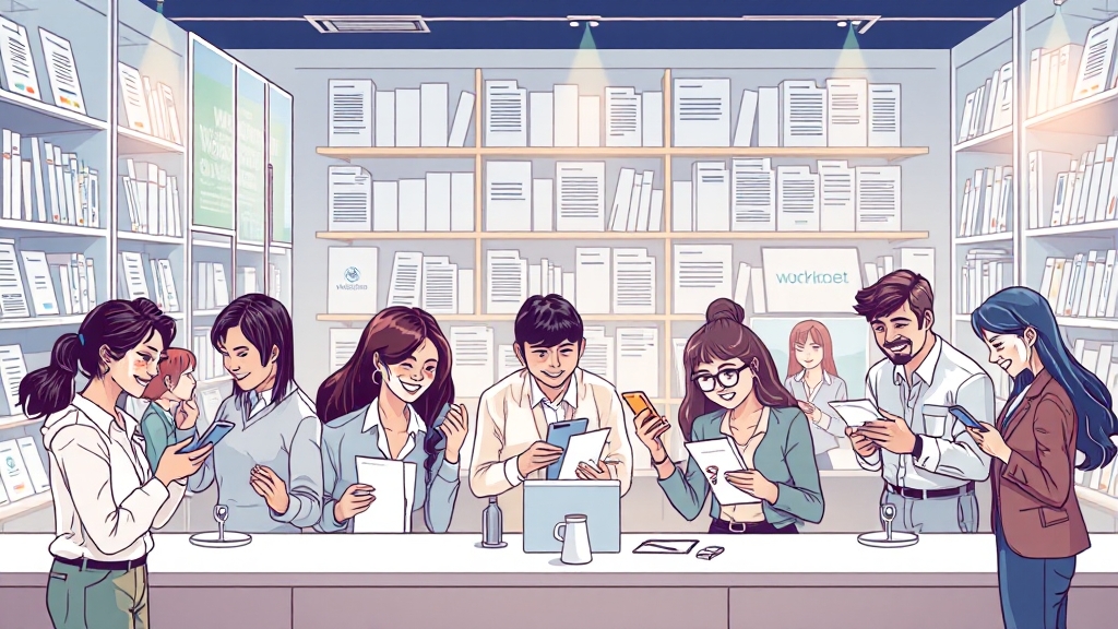 신청 방법 및 절차 (illustration 스타일)