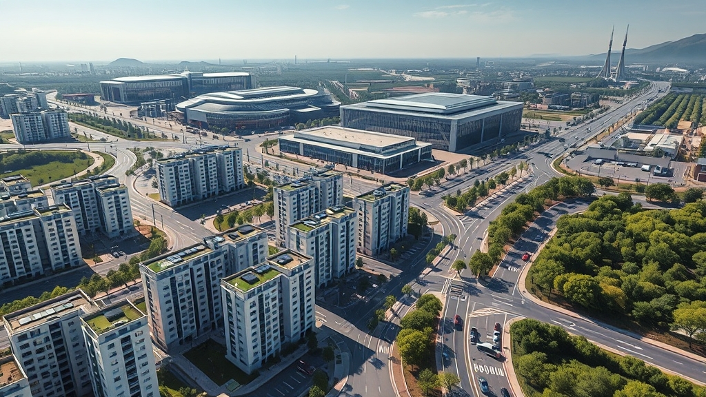 입지 환경 및 미래 가치, 용인 반도체 클러스터 효과 (realistic 스타일)