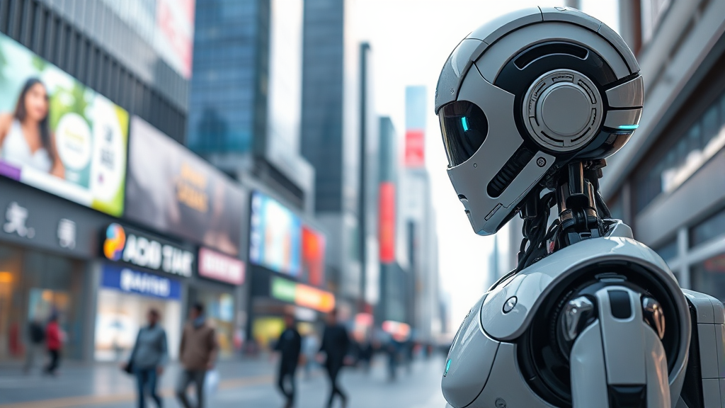 AI 로봇 기술의 미래 (realistic 스타일)