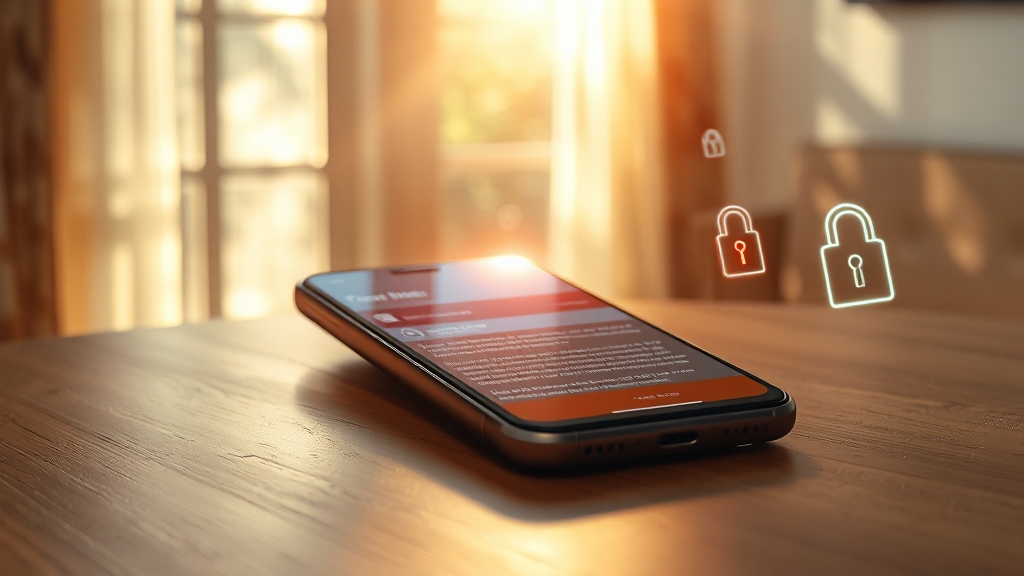 해킹 예방, 보안 습관이 중요해요! (realistic 스타일)