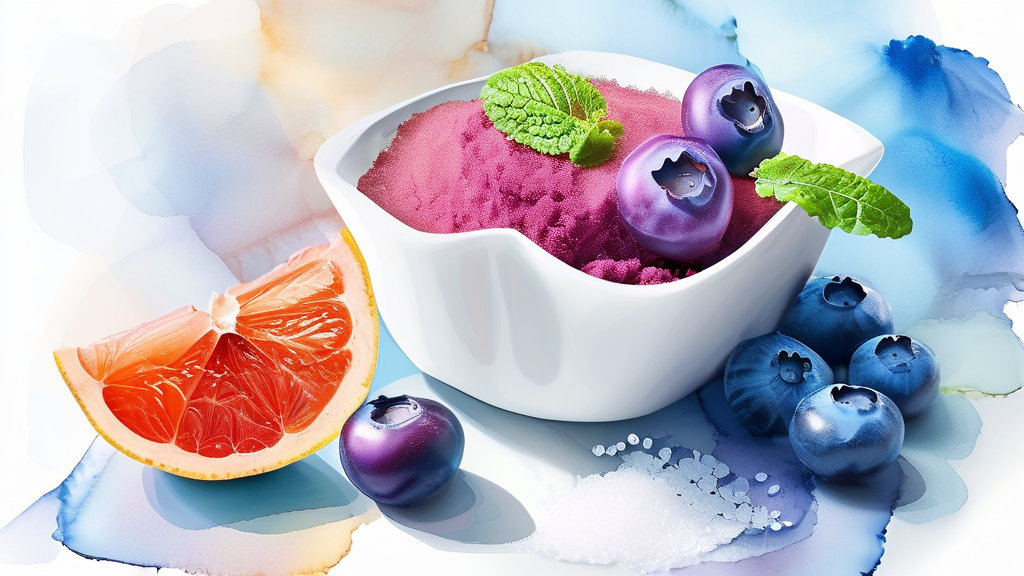 피해야 할 음식과 생활 습관 (watercolor 스타일)