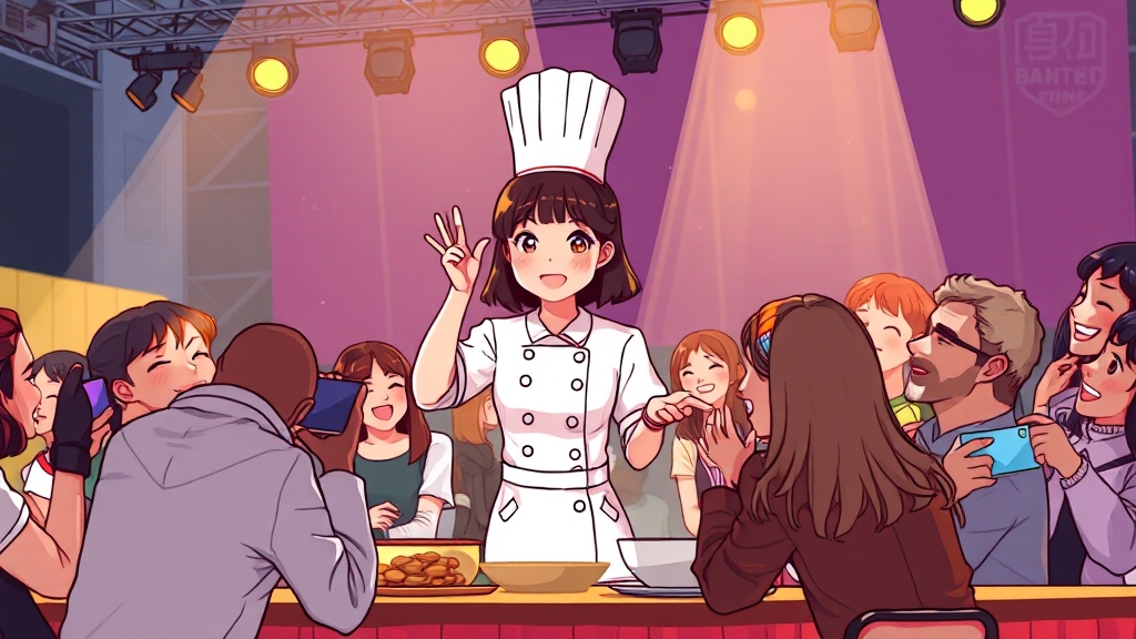 팬미팅 코너별 생생 후기 (cartoon 스타일)