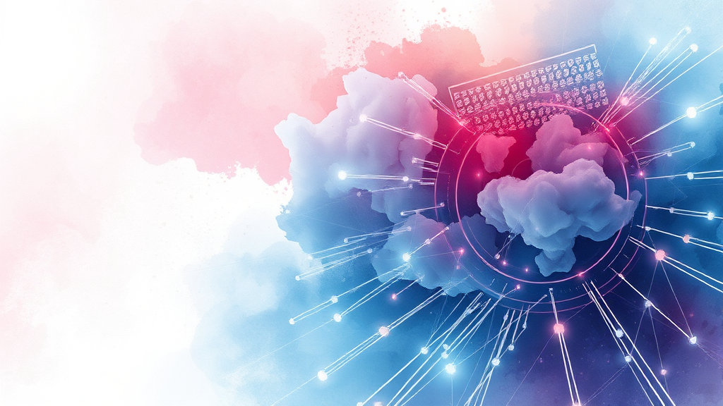 미래 전망: AI 반도체 경쟁과 인재 확보 전략 (watercolor 스타일)