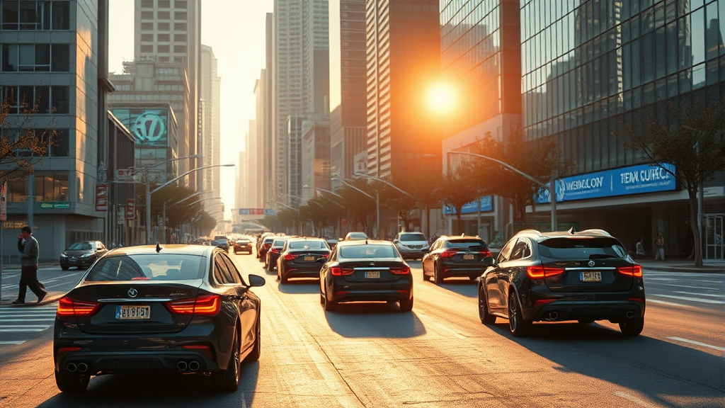 자율주행 기술, 미래는 밝다! (realistic 스타일)