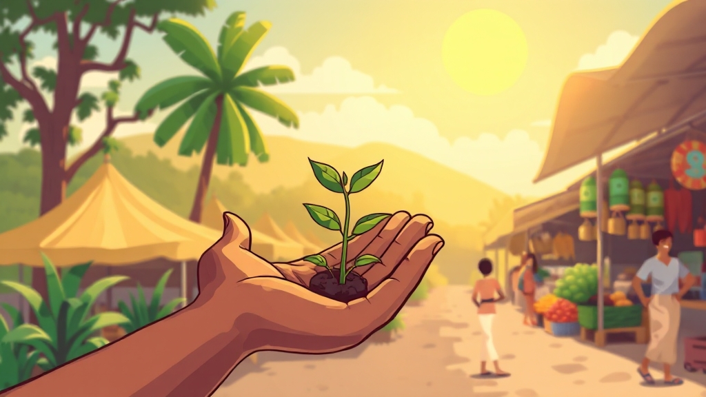 민생지원금이란? (cartoon 스타일)