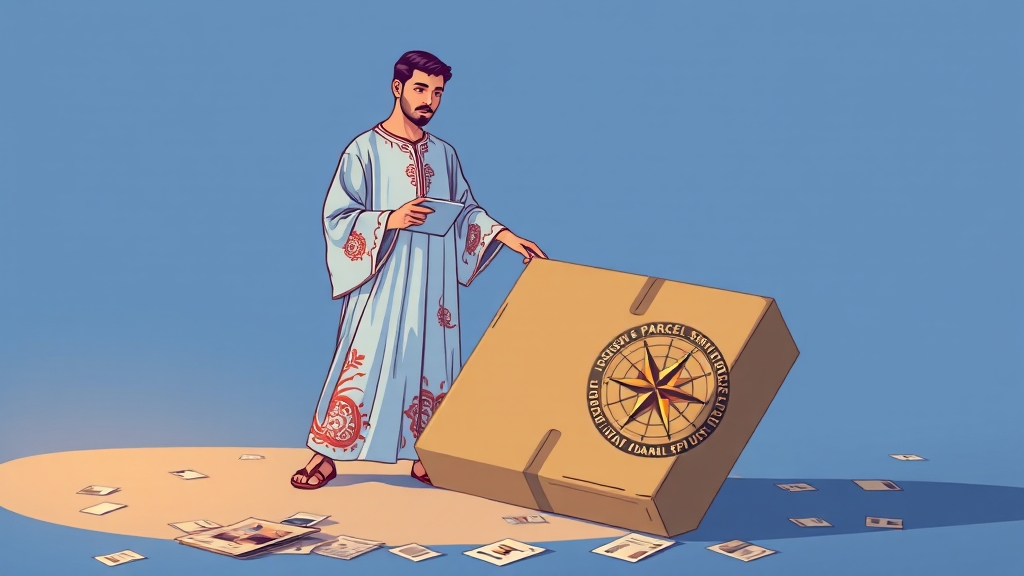 로젠택배 배송조회 완벽 가이드(2025최신) 7 분실 및 문제 발생 시 신고 절차 (illustration 스타일)