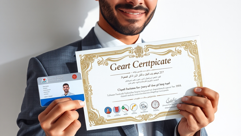 오프라인 발급, 직접 방문 (realistic 스타일)