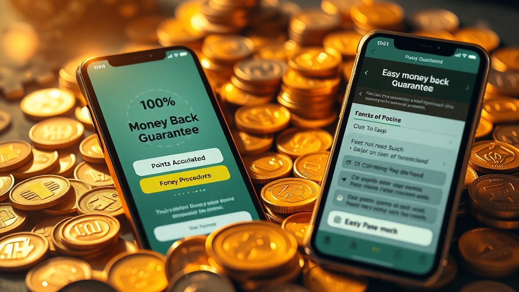 100% 환불 조건 (realistic 스타일)