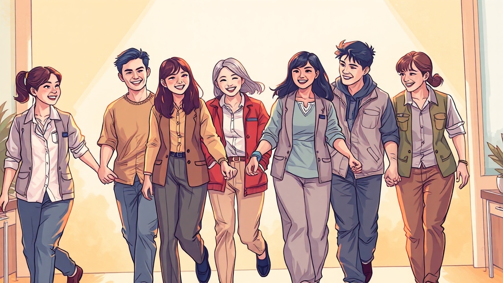 급여와 근무 조건 (illustration 스타일)