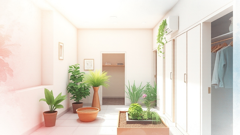 단지 개요 및 특징 (watercolor 스타일)