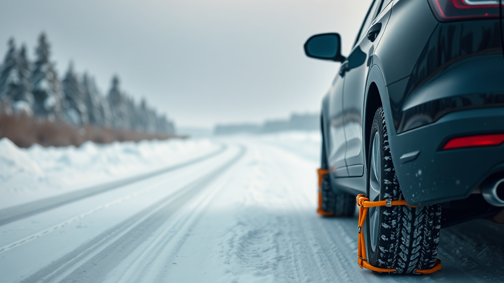 겨울철 안전 운전을 위한 필수 점검 (realistic 스타일)