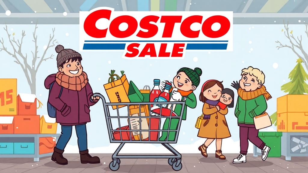 생활용품 알뜰 구매 찬스! (cartoon 스타일)