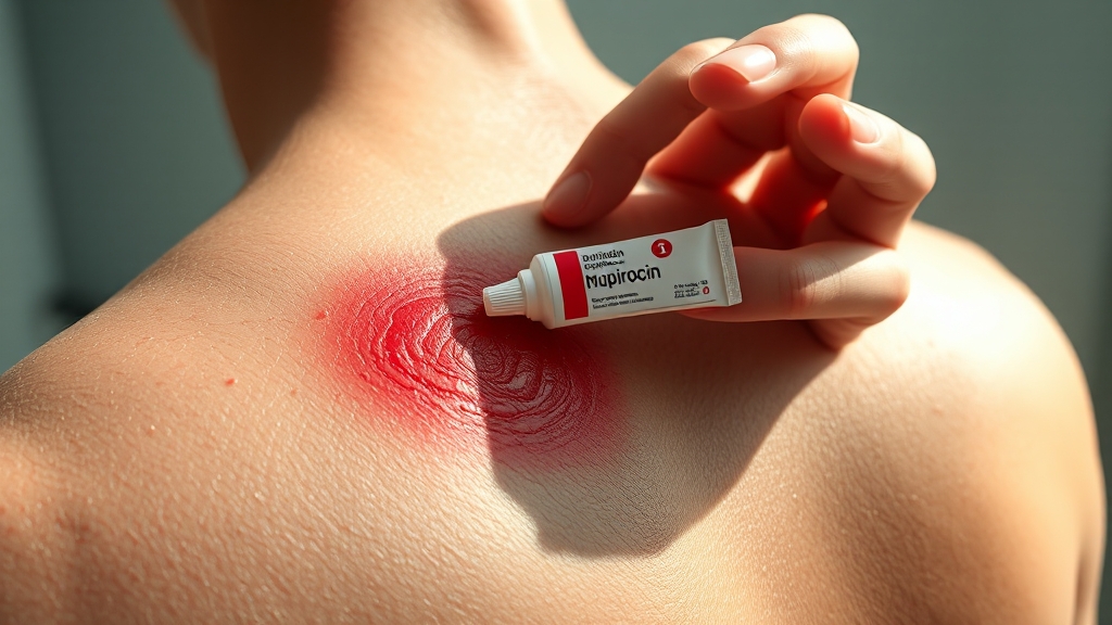 피부 염증 관리 활용법 (realistic 스타일)