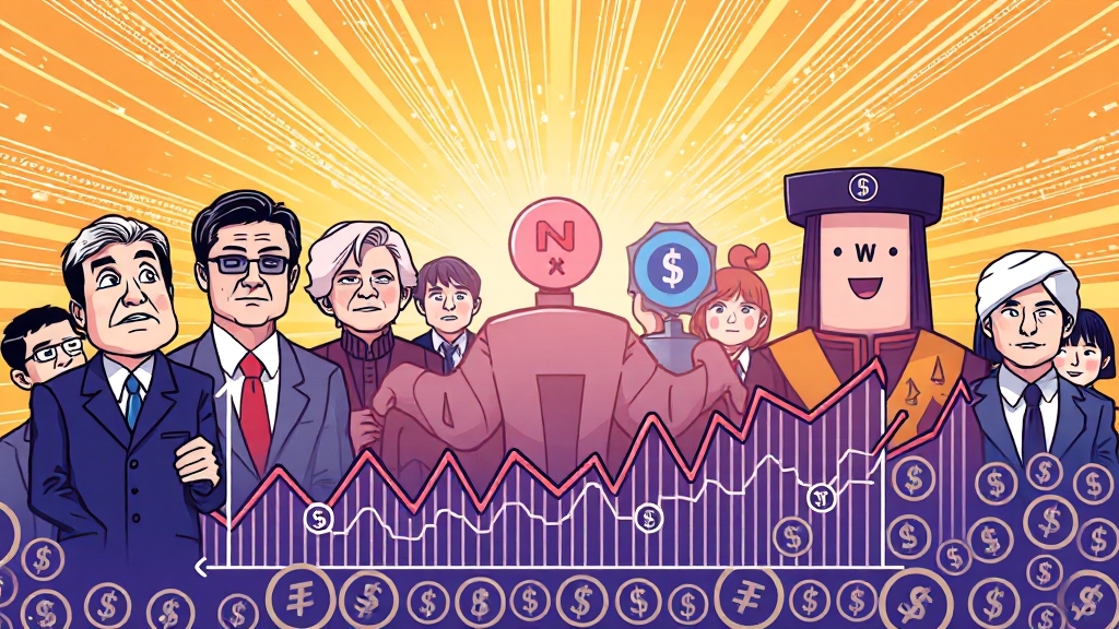 한국 스테이블코인 시장 현황 (cartoon 스타일)