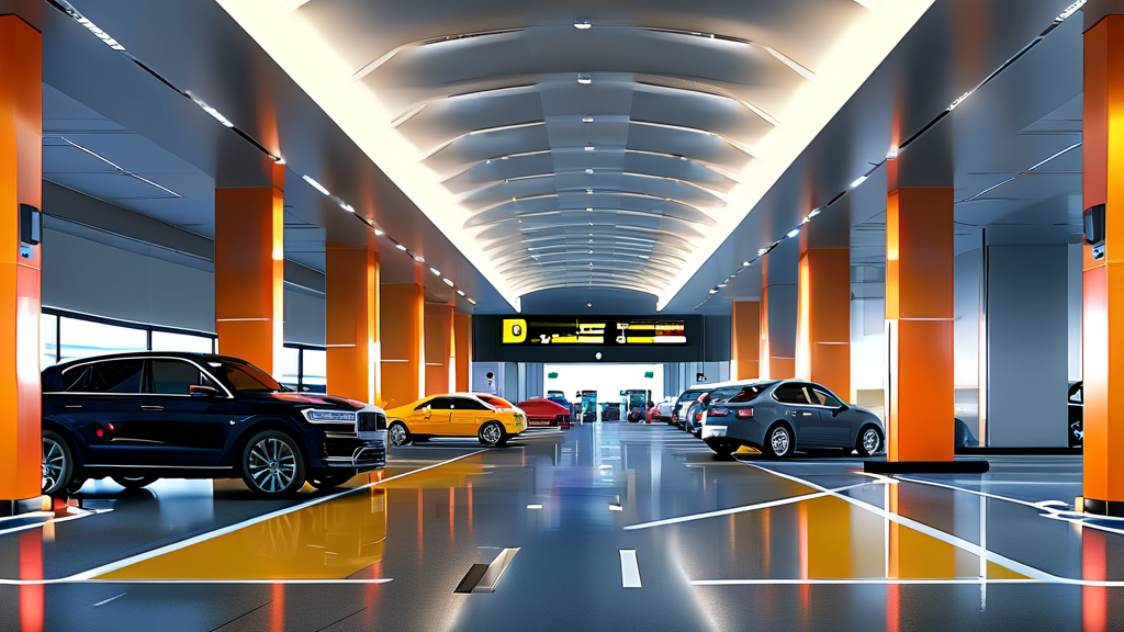 인천공항 발렛 주차: 편리함의 모든 것 (realistic 스타일)