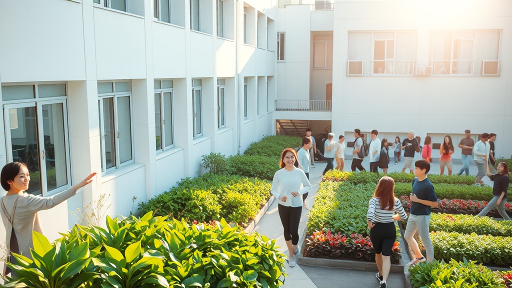 캠퍼스 시설 안내 (realistic 스타일)