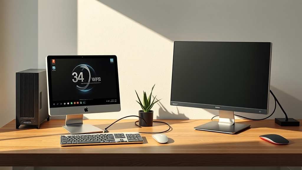 일반 PC vs 미니 PC, 뭐가 다를까? (realistic 스타일)