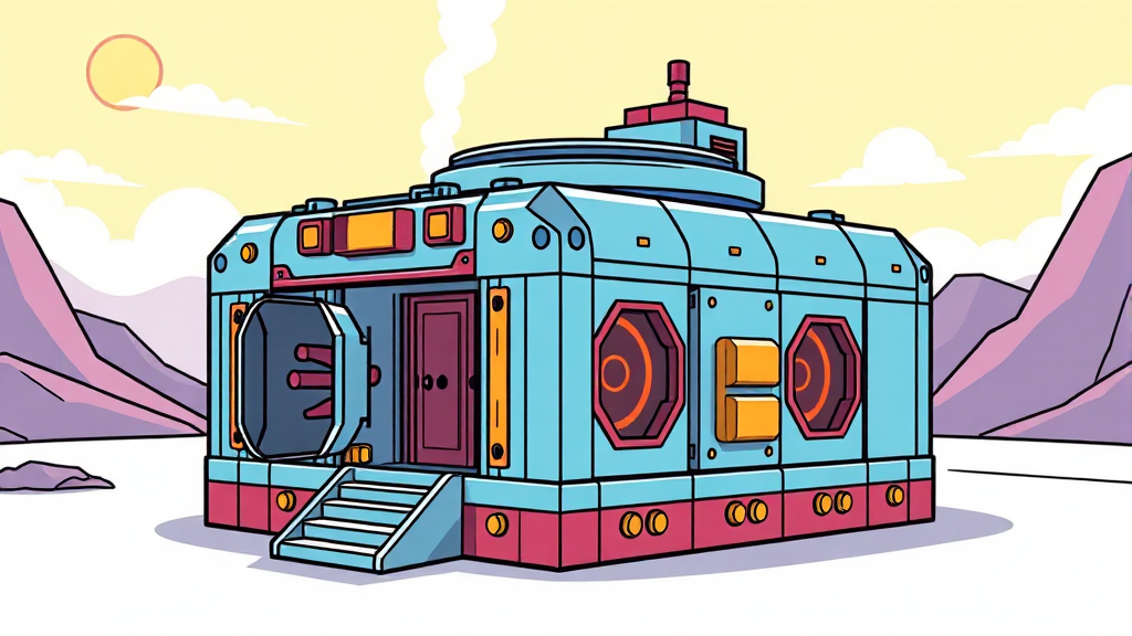 소형모듈원전(SMR) 완벽 분석: 투자 기회와 핵심 기업 총정리 3 SMR, 무엇이 특별할까요? (cartoon 스타일)