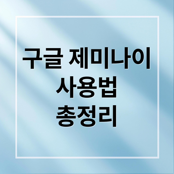 구글 제미나이
사용법
총정리 (구글 제미나이 요금제 사용량 제한)