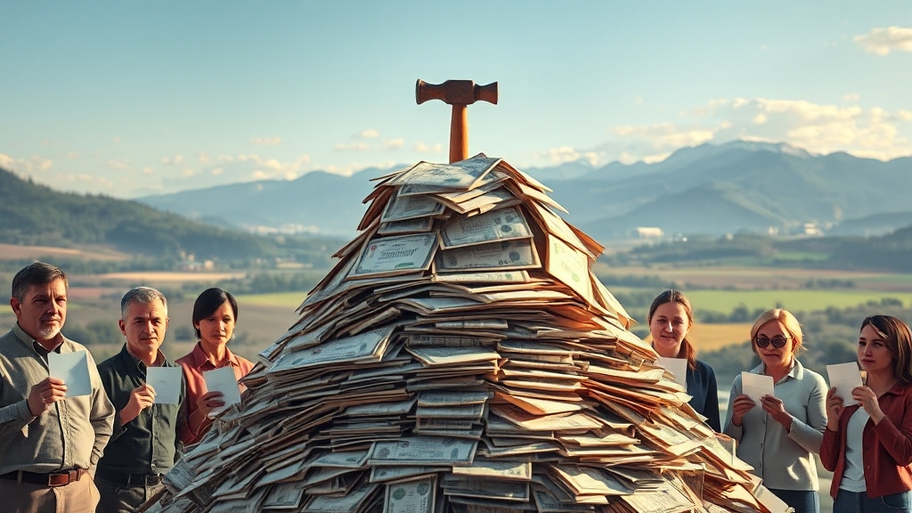 빚탕감 신청 시 주의사항 (realistic 스타일)