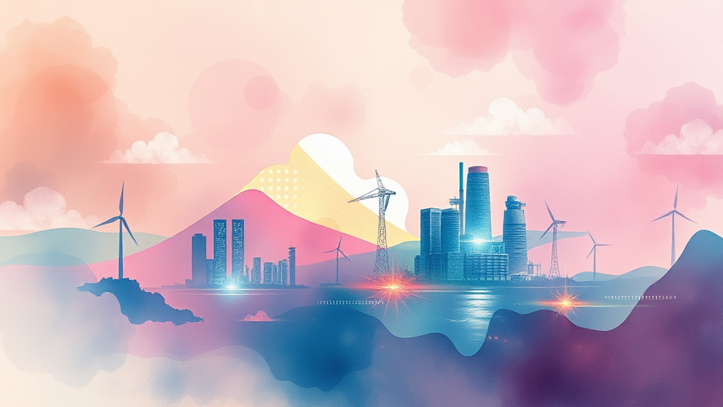 중동 분쟁, 반도체 공급망 위협과 생산 비용 상승의 나비효과 9 대응 전략: 위기 속에서 기회를 찾는 반도체 산업 (watercolor 스타일)