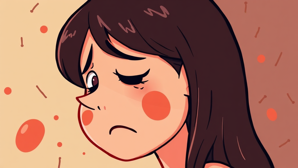 가려움증, 왜 생길까? (cartoon 스타일)