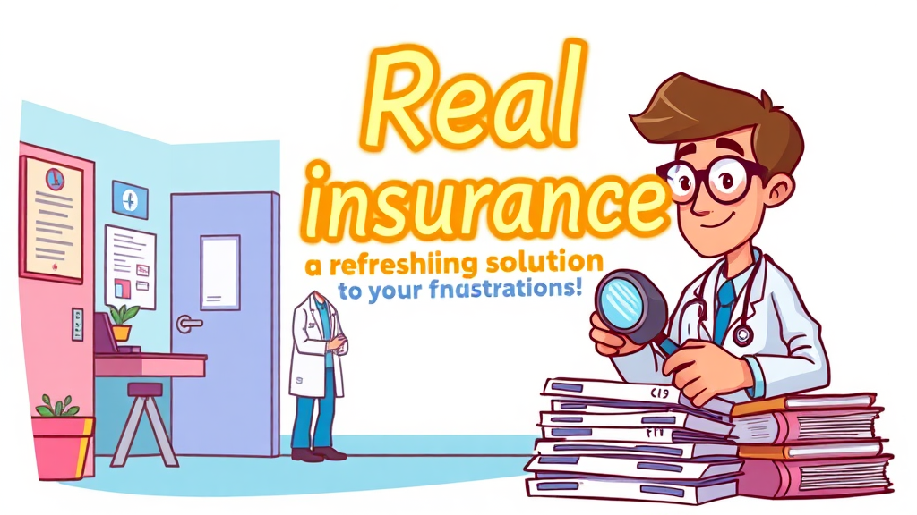 실손보험, 자주 묻는 질문들 (cartoon 스타일)