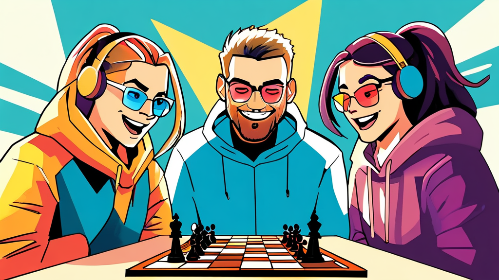 피망 바둑, 초보부터 고수까지 모두를 위한 기능 (cartoon 스타일)