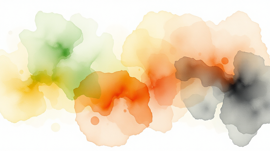 우롱차의 종류와 특징: 나에게 맞는 우롱차 찾기 (watercolor 스타일)