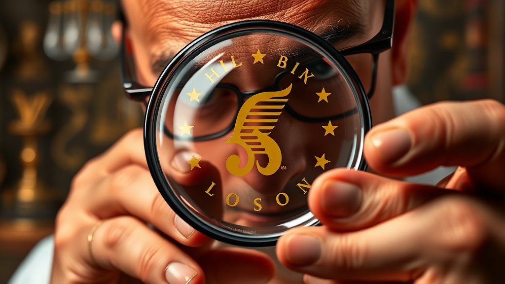 중고 명품 감정 및 정품 확인 (realistic 스타일)