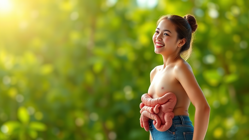 비에날17 유산균이란? (realistic 스타일)