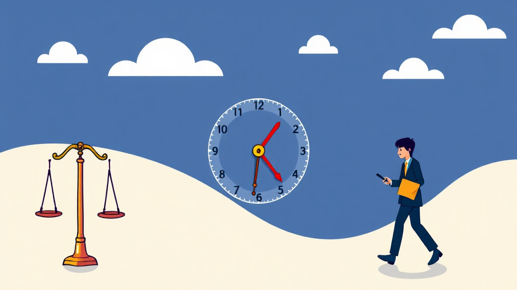 소멸시효 중단 및 정지 사유와 대처법 (cartoon 스타일)