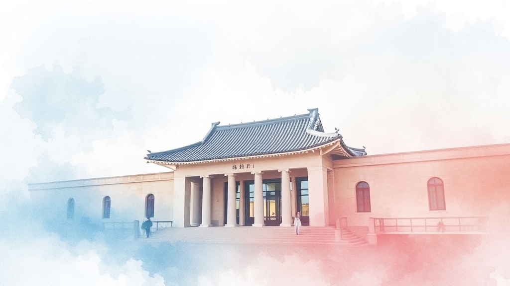 편의 시설 완벽 활용 (watercolor 스타일)