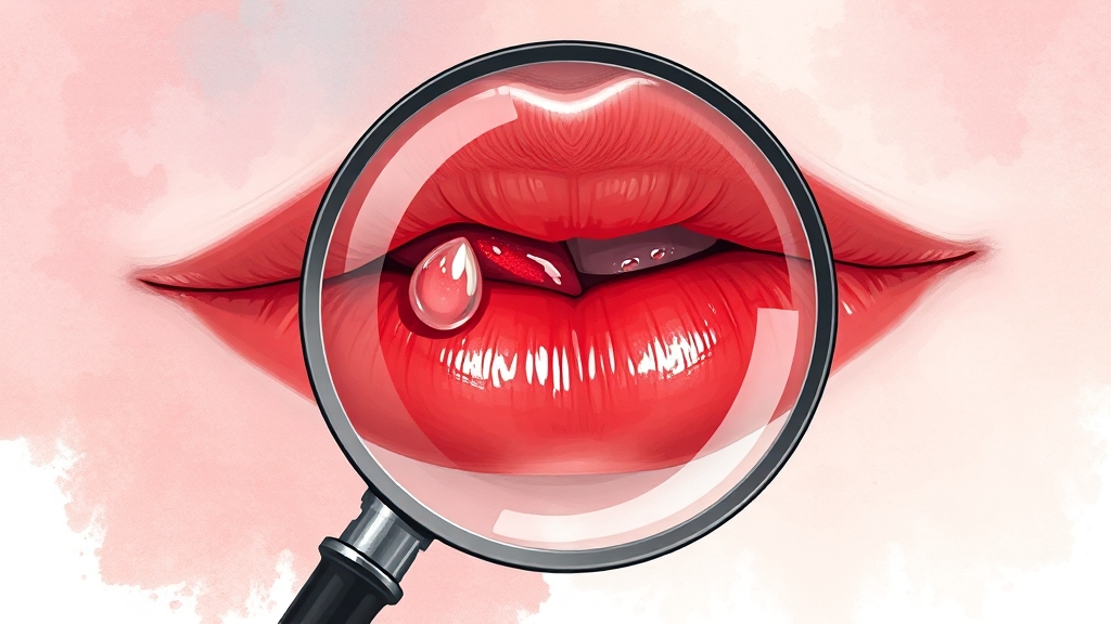 입술 헤르페스란? (illustration 스타일)